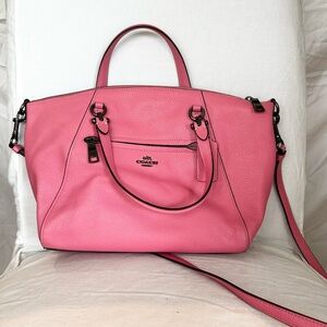 Pink coach purse